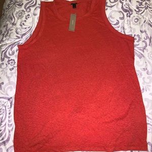 Rust color J CREW tank top